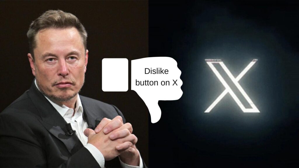 Elon Musk X dislike button