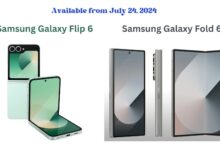 Samsung Galaxy Flip 6 Samsung galaxy fold 6