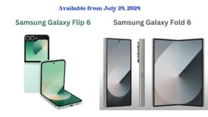 Samsung Galaxy Z Fold 6 and Galaxy Z Flip 6