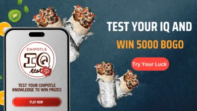 Chipotle IQ Test in phone poster with chipotle